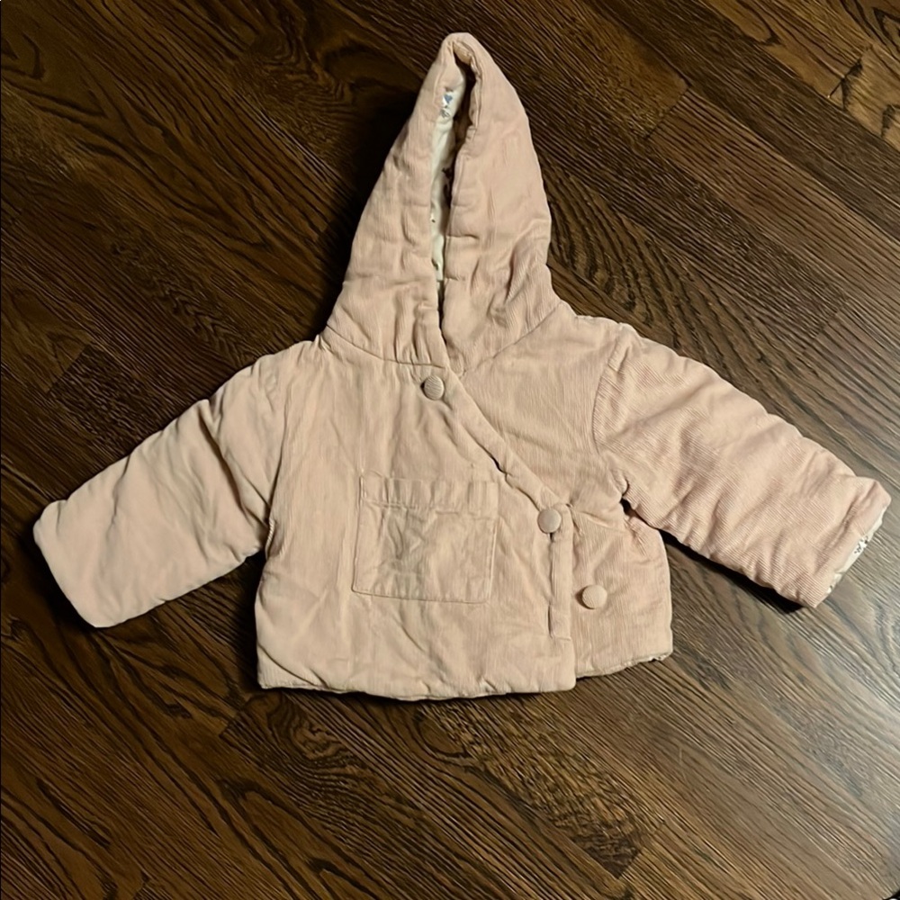 Louis & Louise baby girl Hooded Jacket - Pink